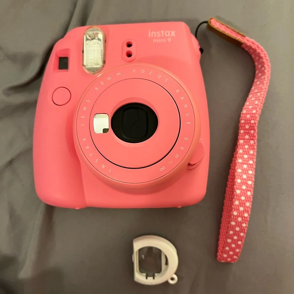 Fujifilm Instax Mini 9 Instant Camera, Flamingo Pink